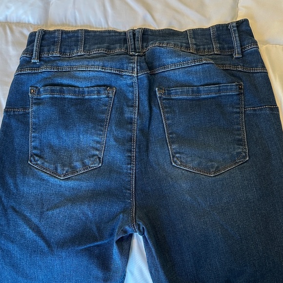 Curve Appeal Women's Curvy Skinny Jeans - Blue - Picture 3 of 4